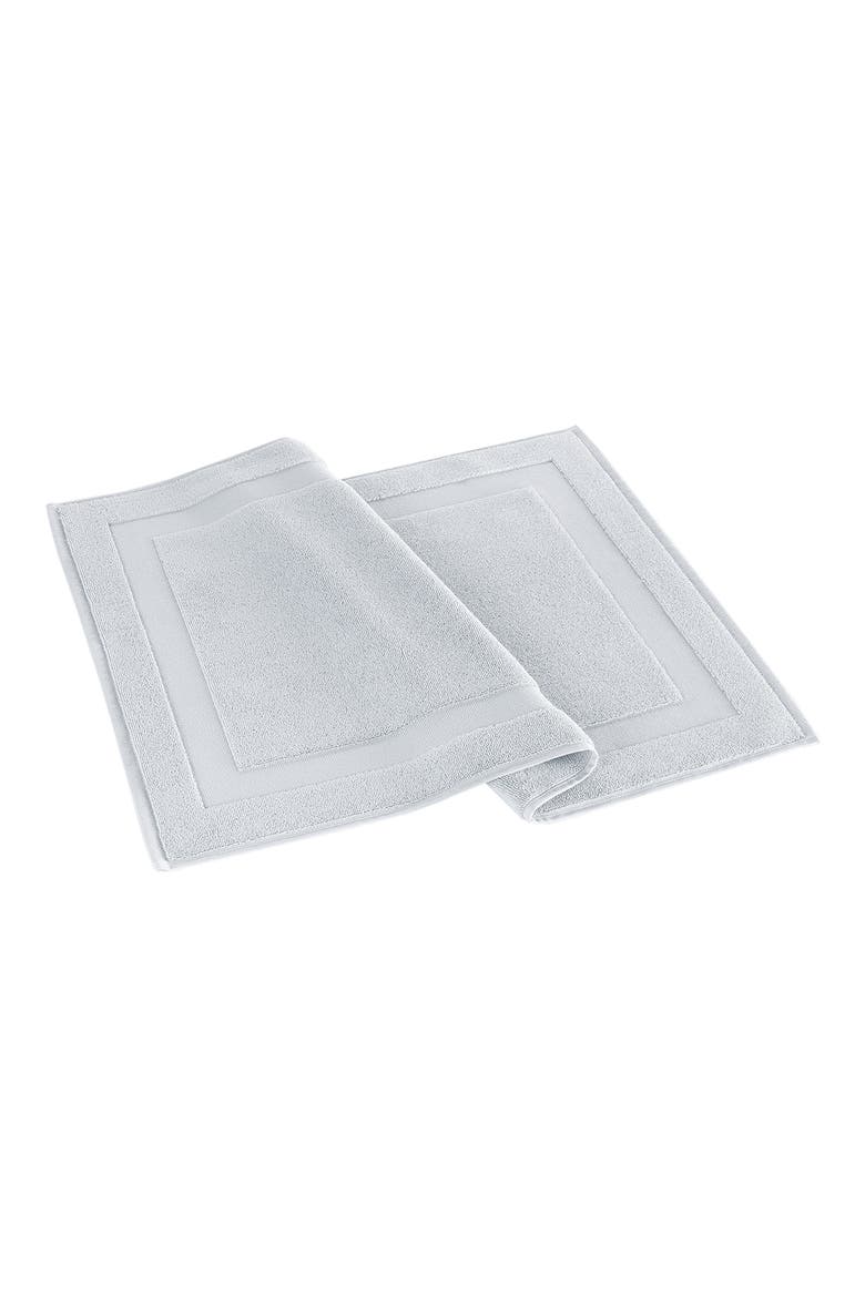 Solid Signature Cotton Bath Mat, Main, color, SILVER