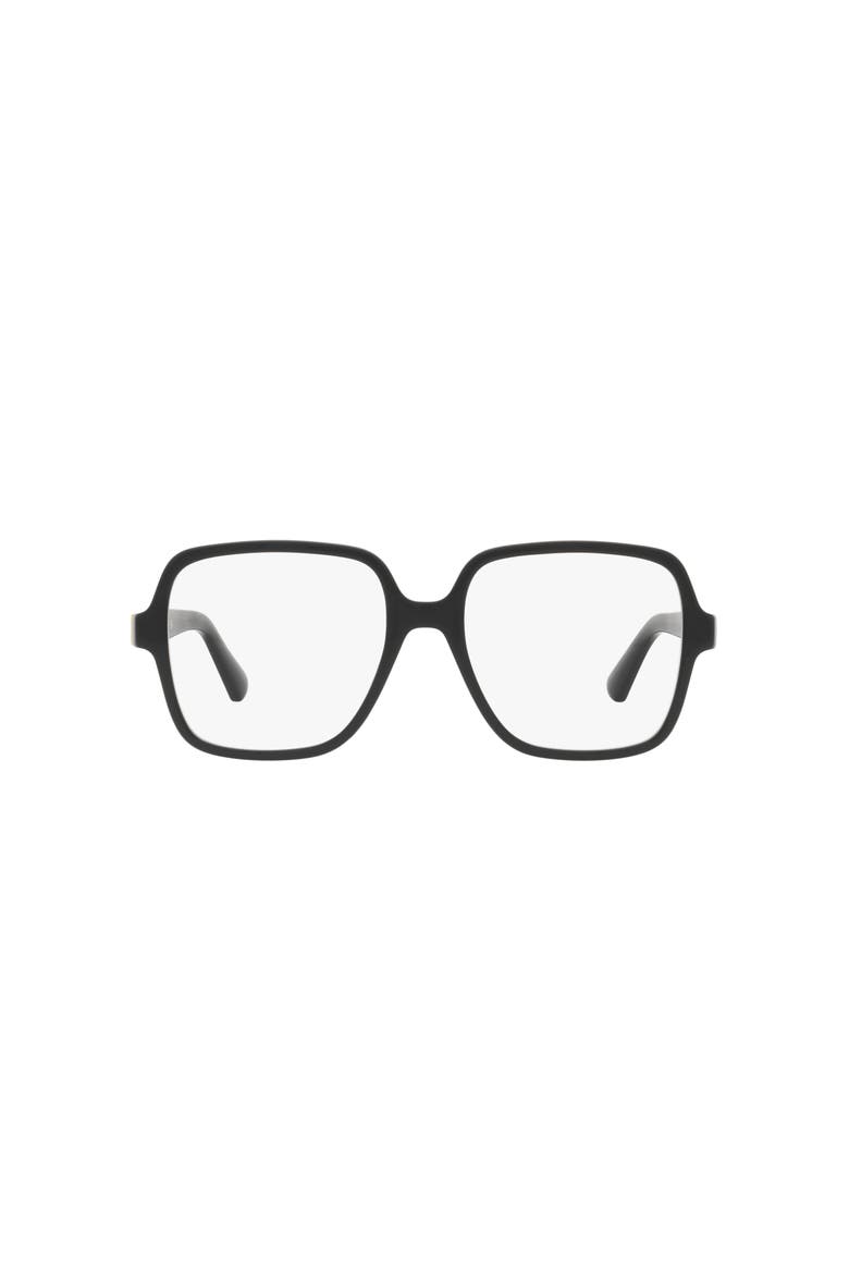 56mm Rectangle optical glasses, Alternate, color, Black