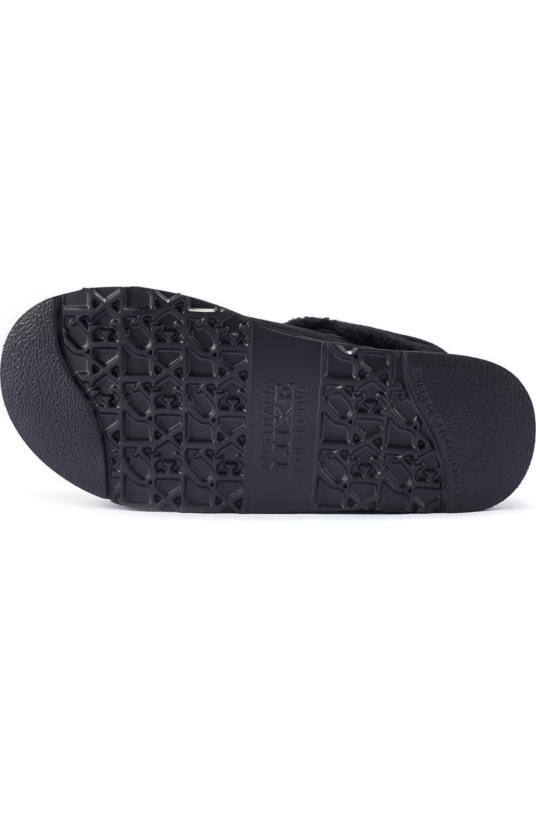 Australia Luxe Collective Eden Genuine Shearling Platform Bootie, Alternate, color, Black