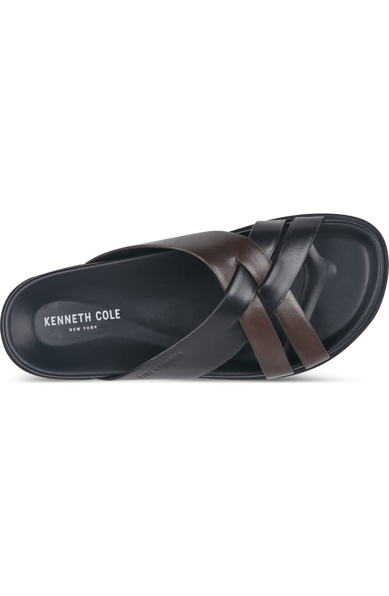 Kenneth Cole New York Wooper Slide Sandal, Alternate, color, Black/ Ganache