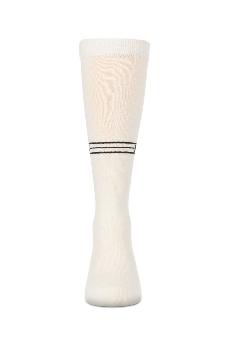 Stretch Multi Stripe M Graphic Knee Sock, Alternate, color, Winter White