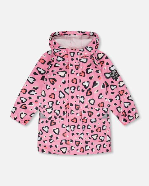 Polyurethane Heart Rain Jacket (Toddler, Little Kid & Big Kid)