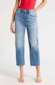 Pistola Cassie High Waist Crop Jeans