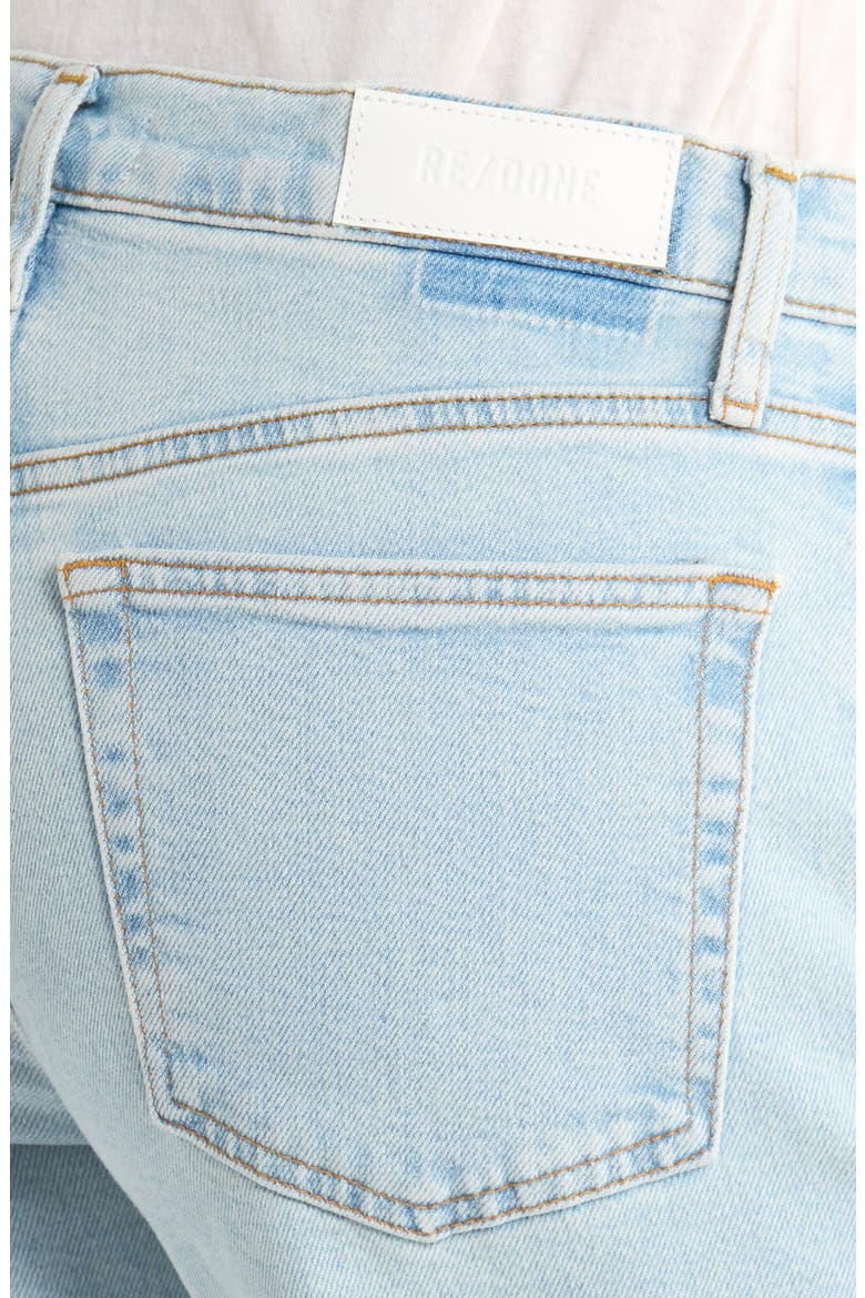 High Waist Raw Hem Wide Leg Crop Jeans, Alternate, color, OLA INDIGO