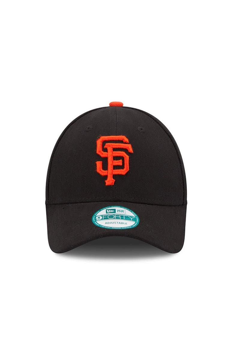 New Era Men's New Era Black San Francisco Giants Team League 9FORTY Adjustable Hat, Alternate, color,