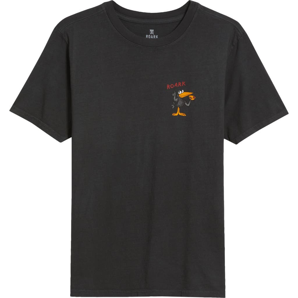 Roark Swoopy Boys Premium Graphic T-shirt In Black