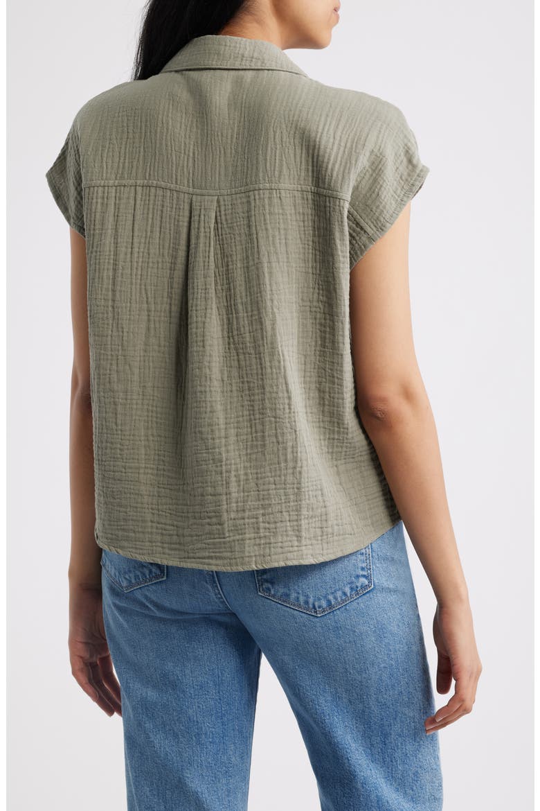 Lexi Gauze Top, Alternate, color, NEW LAUREL