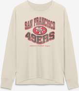 FANATICS Women's Fanatics Cream San Francisco 49ers Heritage Legacy Long Sleeve T-Shirt