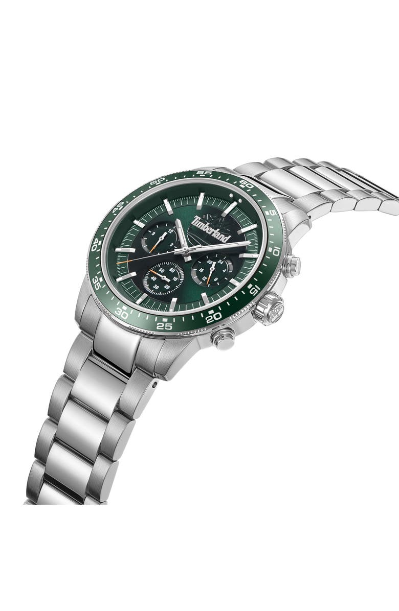Timberland Parkman Multifunction Chronograph Bracelet Watch, 44mm, Alternate, color, Silver