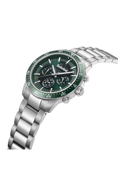 Timberland Parkman Multifunction Chronograph Bracelet Watch, 44mm In Silver