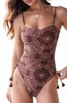 Cupshe Ruched One-Piece Swimsuit