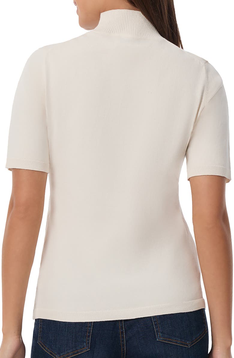 Jones New York Mock Neck Short Sleeve Sweater, Alternate, color,