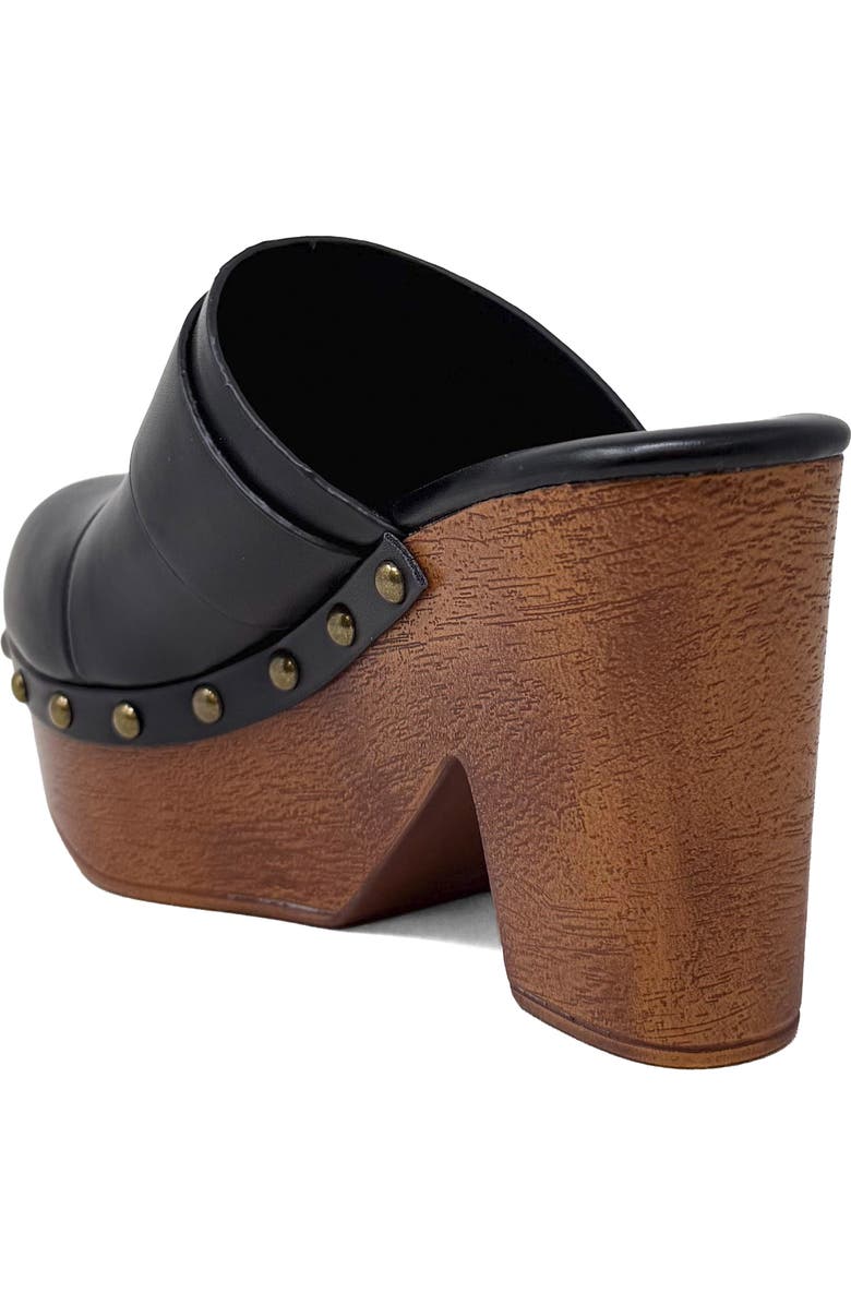 SHUSHOP Lucy Platform Clog, Alternate, color, Black