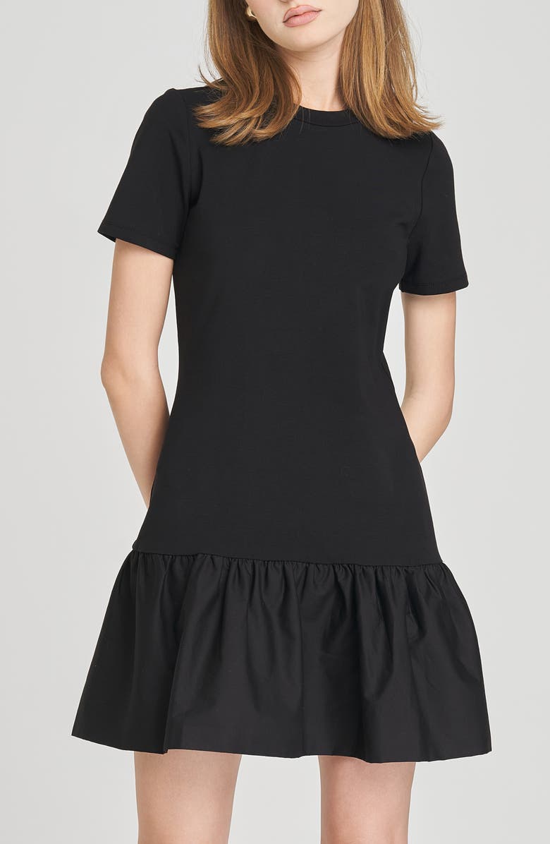 WAYF Tate Mixed Media Minidress, Alternate, color, 