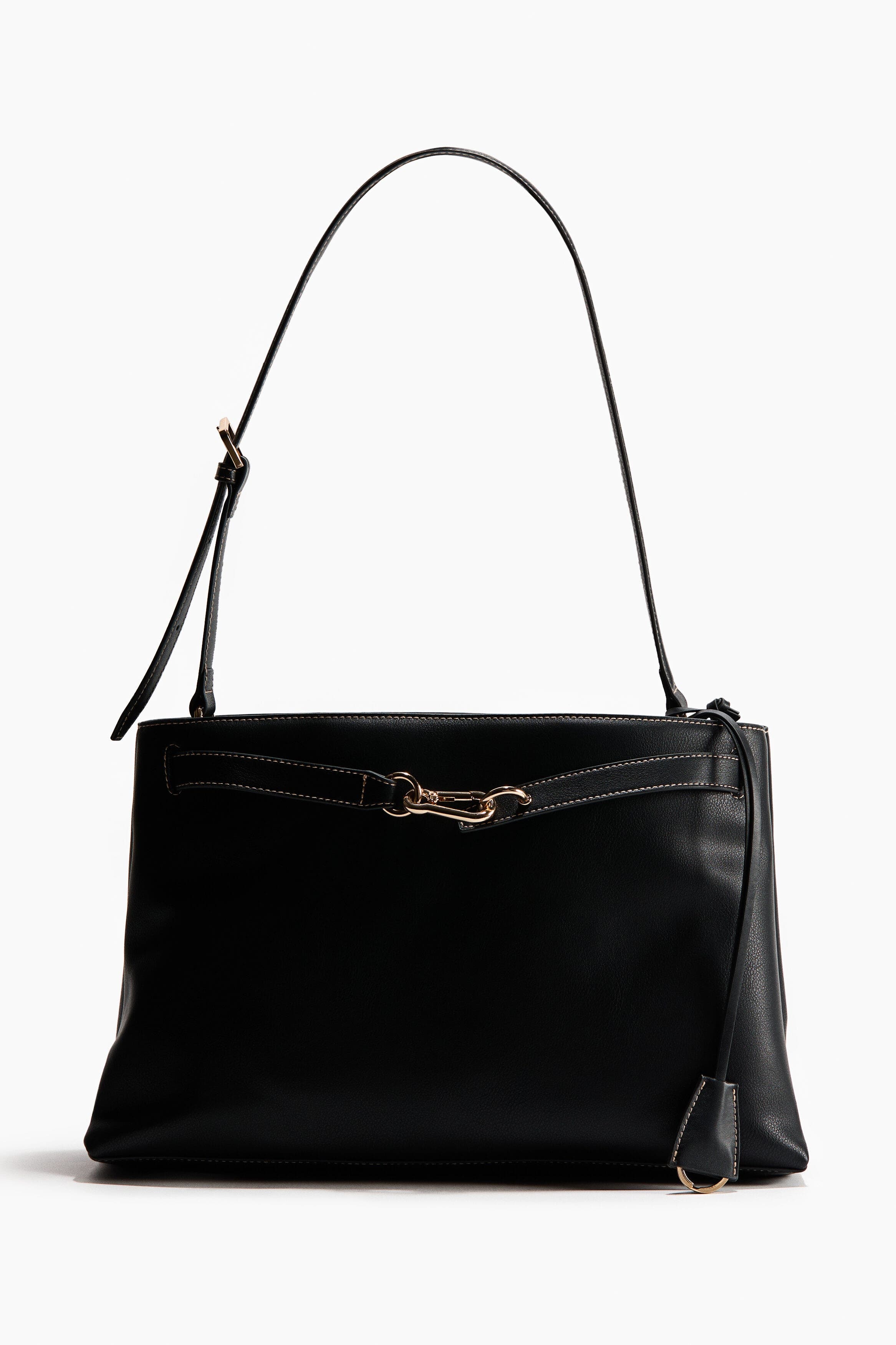 H&M Shoulder Bag, Main, color, Black