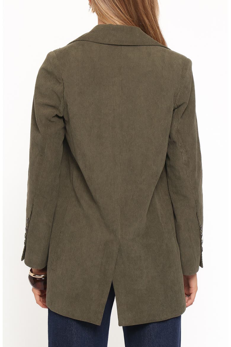 Madi Double Breasted Corduroy Blazer, Alternate, color, OLIVE