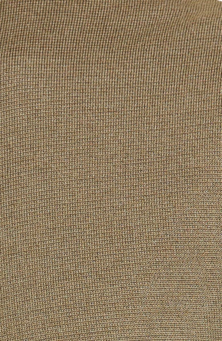 ZEGNA Wool & Silk Long Sleeve Polo, Alternate, color, 