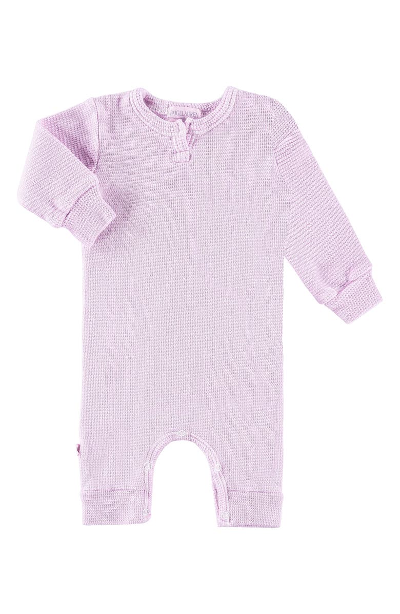 PAIGELAUREN Garment Dyed Thermal Romper, Main, color, 