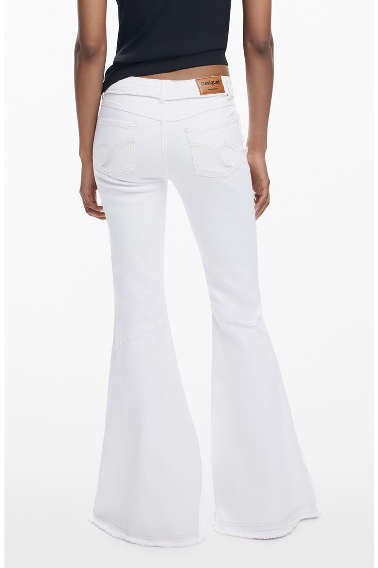 Flare Leg Jeans, Alternate, color, LIGHT BEIGE