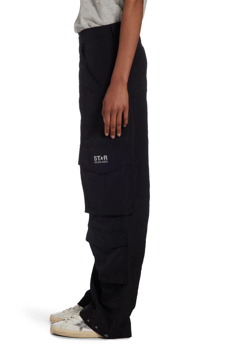 Golden Goose Star Nylon Cargo Pants, Alternate, color,