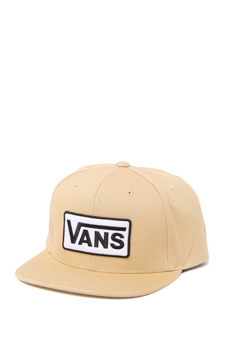 Vans Logo Patch Snapback Cap, Main, color, 