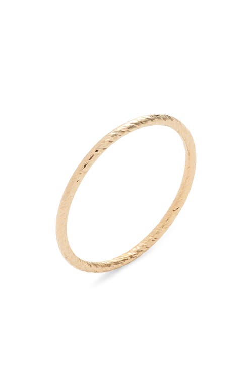 Nashelle Sparkler Stackable Ring In Gold Fill
