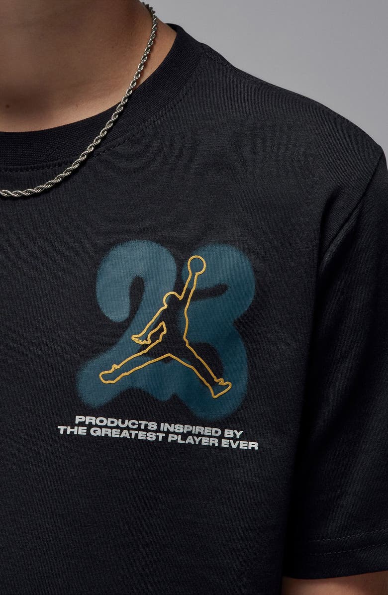 Jordan Kids' Jordan 23 Graphic T-Shirt, Alternate, color, Black