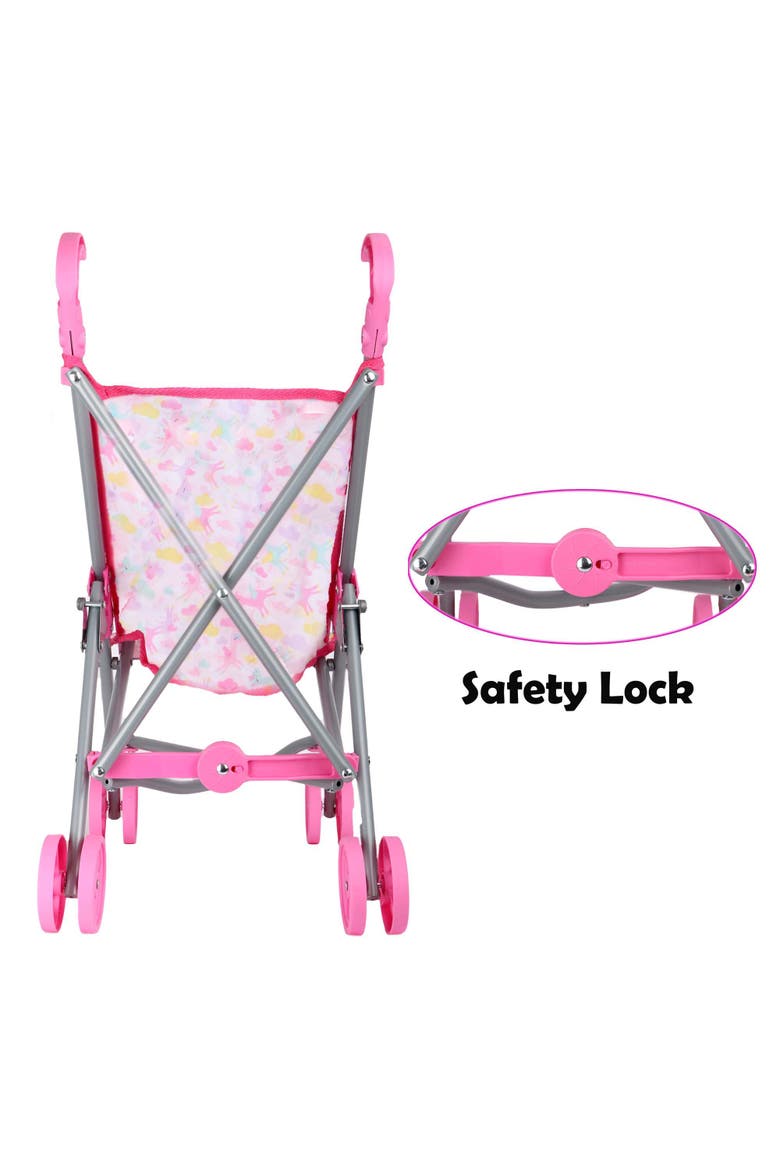 Gigo 12 Inch Baby Doll Care Gift Set with Stroller, Alternate, color, Multicolored