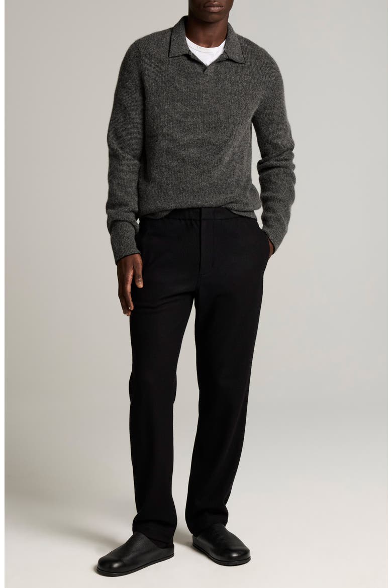 Owen Tailored Knit Pants, Alternate, color, BLACK