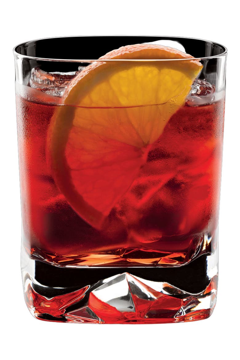 On the Rocks Set of 4 Double Old Fashioned Glasses, Alternate, color, CLEAR