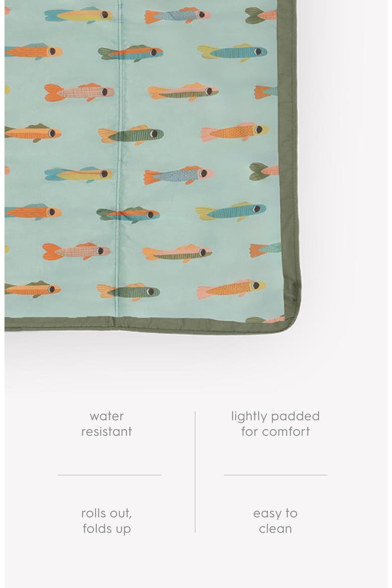 '5 x 5 On-the-Go' Foldable Outdoor Blanket, Alternate, color, MINNOW POND