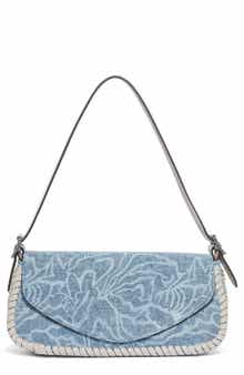 AIMEE All for Love Leather Baguette Shoulder Bag