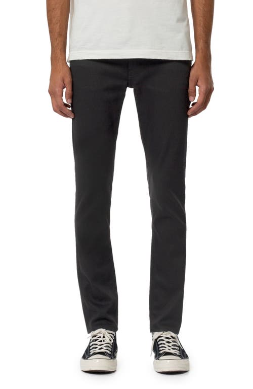 Nudie Lean Dean Straight Leg Jeans in Dry Everblack  product