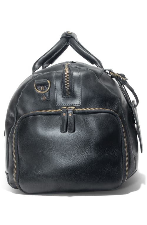 Will Leather Goods Atticus Duffle Bag In Black