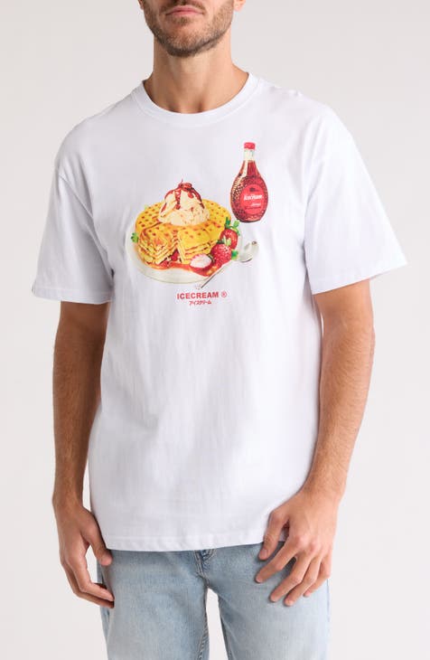 Waffles Graphic Print T-Shirt