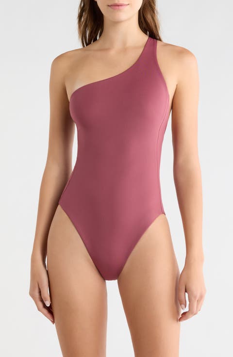 Shoreline One-Shoulder One-Piece Swimsuit