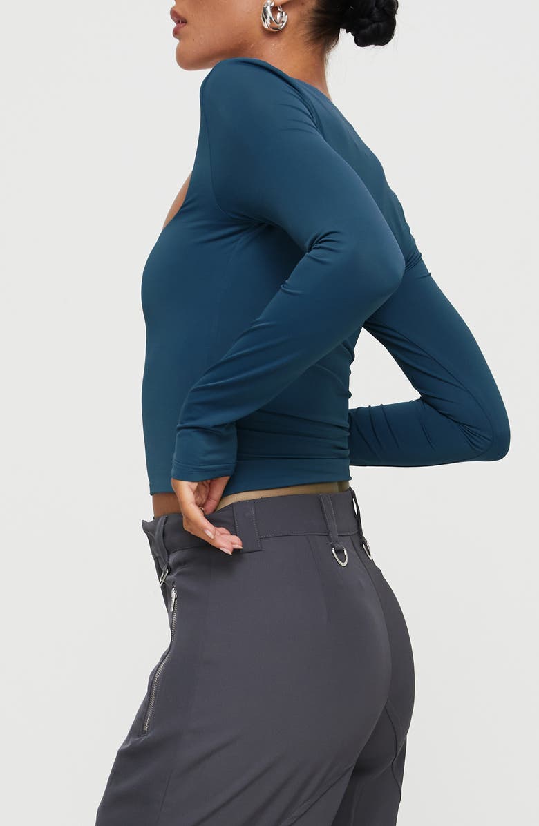 Princess Polly Back in Time Long Sleeve Top, Alternate, color, 