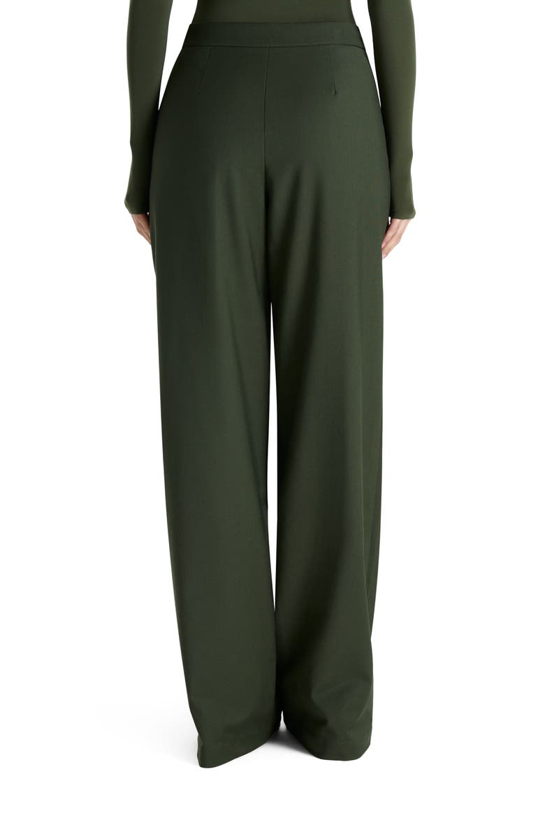 High Waist Wide Leg Pants, Alternate, color, OLIVE