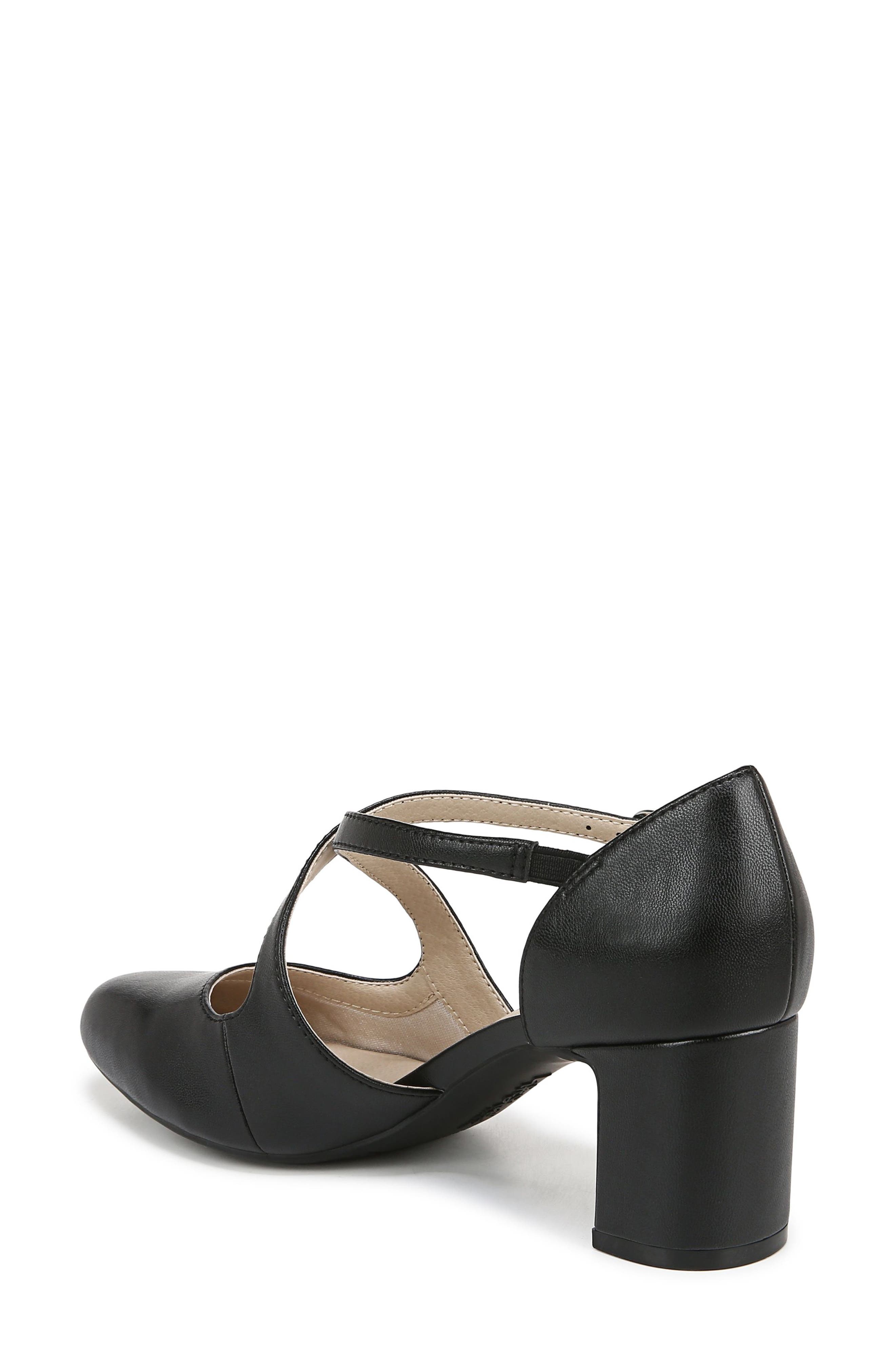 Tracy Pump, Alternate, color, BLACK LEATHER