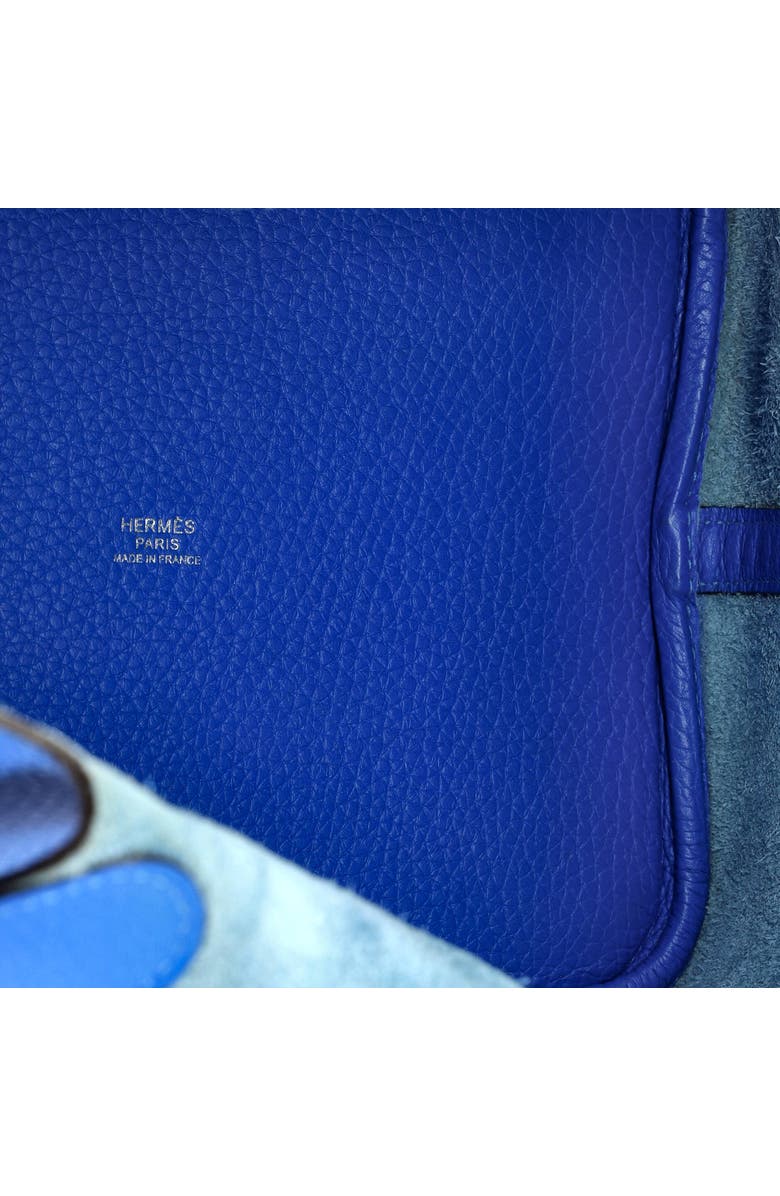 Pre-Owned Hermes Picotin Lock Bag Clemence MM, Alternate, color, Bleu Hydra