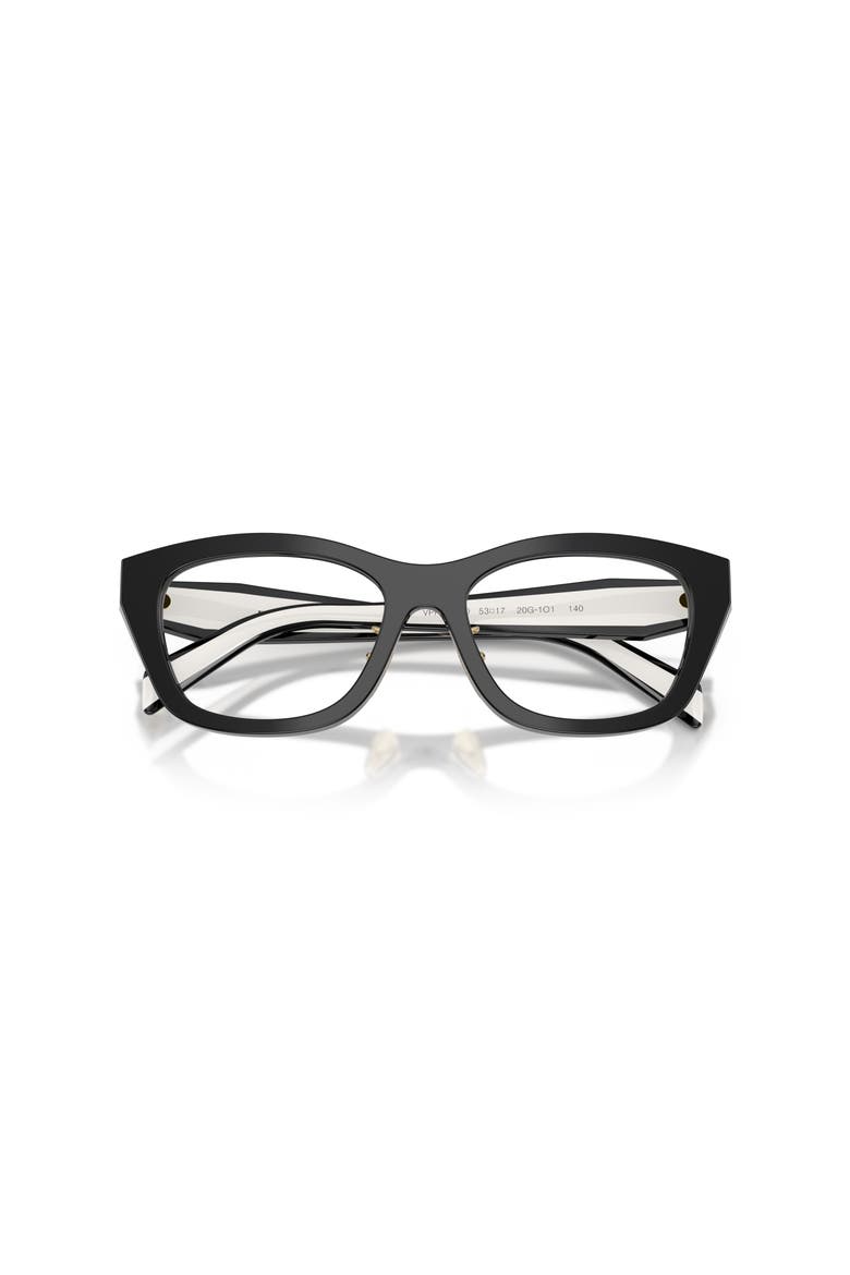 53mm Irregular optical glasses, Alternate, color, Black