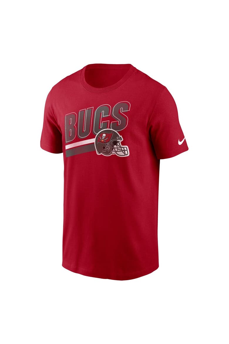 Men's Nike Red Tampa Bay Buccaneers Essential Blitz Lockup T-Shirt, Alternate, color, Red