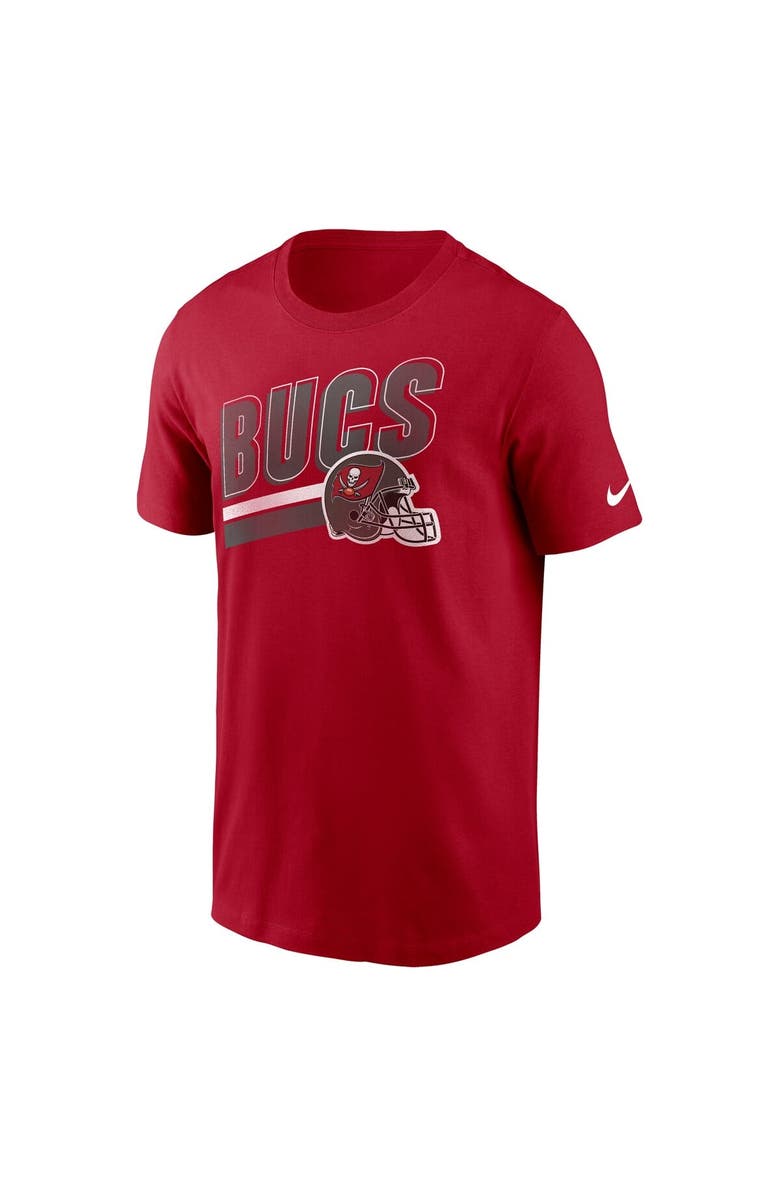 Nike Men's Nike Red Tampa Bay Buccaneers Essential Blitz Lockup T-Shirt, Alternate, color, Red