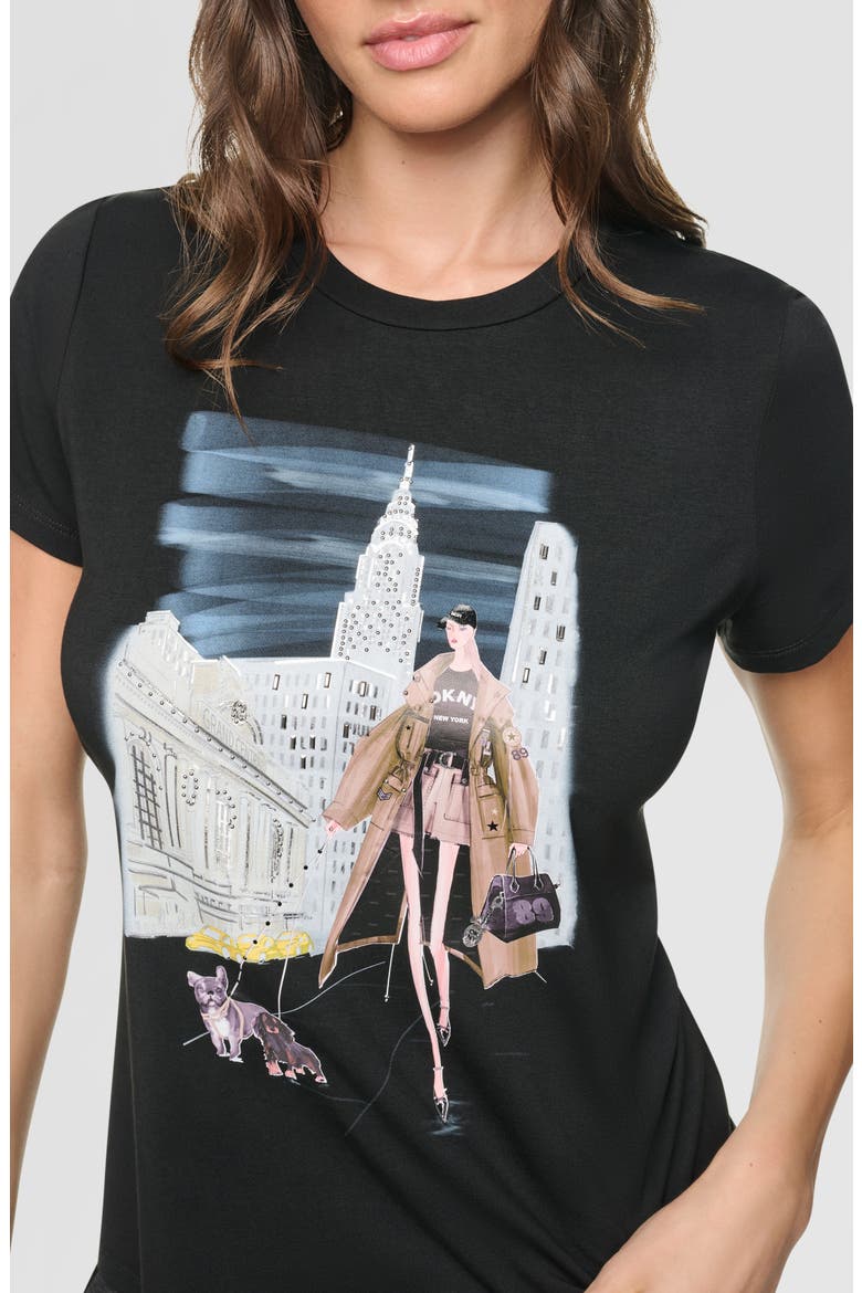 Midtown Dog Walkers Graphic T-Shirt, Alternate, color, BLACK