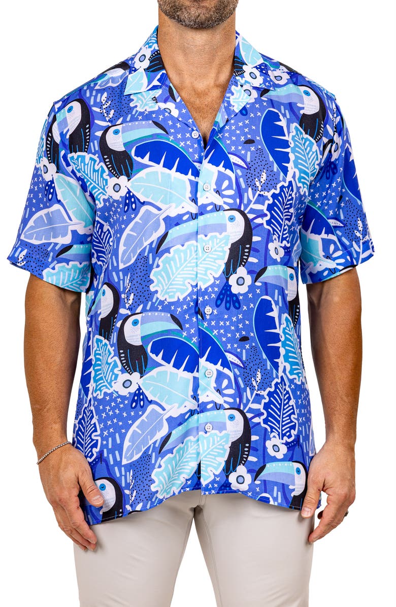 Maceoo Apachi Marthy Camp Shirt, Main, color, 