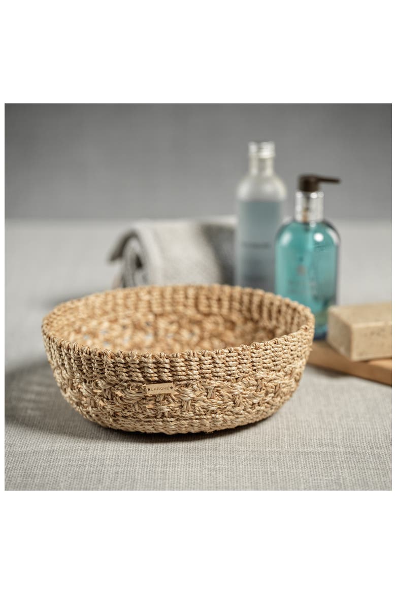 Myra Abaca Set of 2 Baskets, Alternate, color, NATURAL