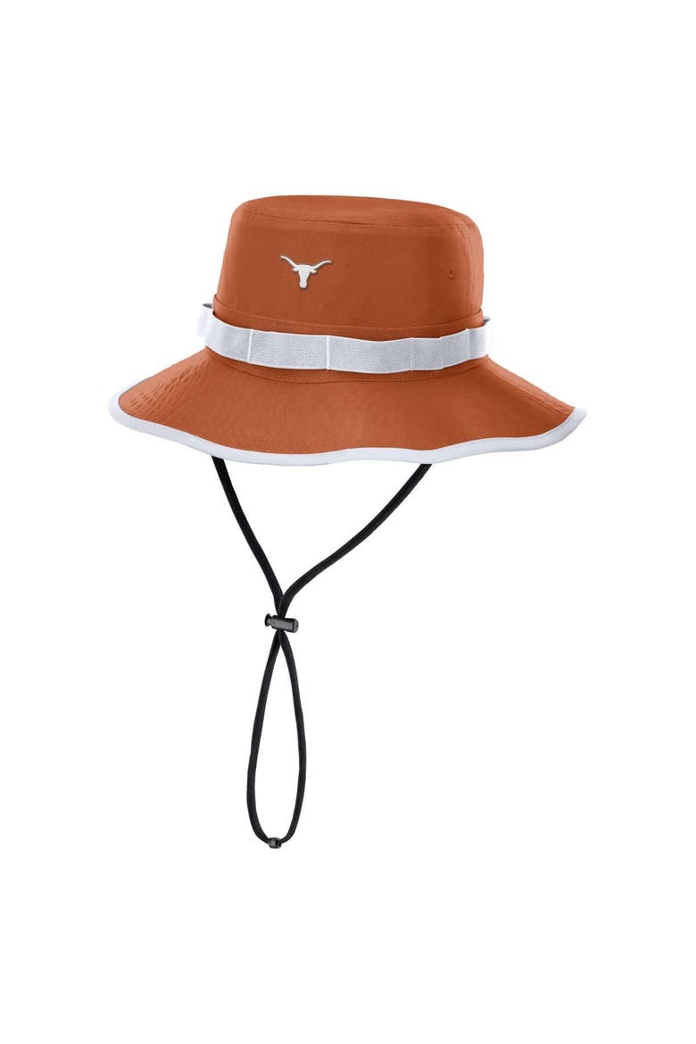 Men's Nike Texas Orange Texas Longhorns 2025 Sideline Apex Boonie Bucket Hat, Main, color, Burnt Orange