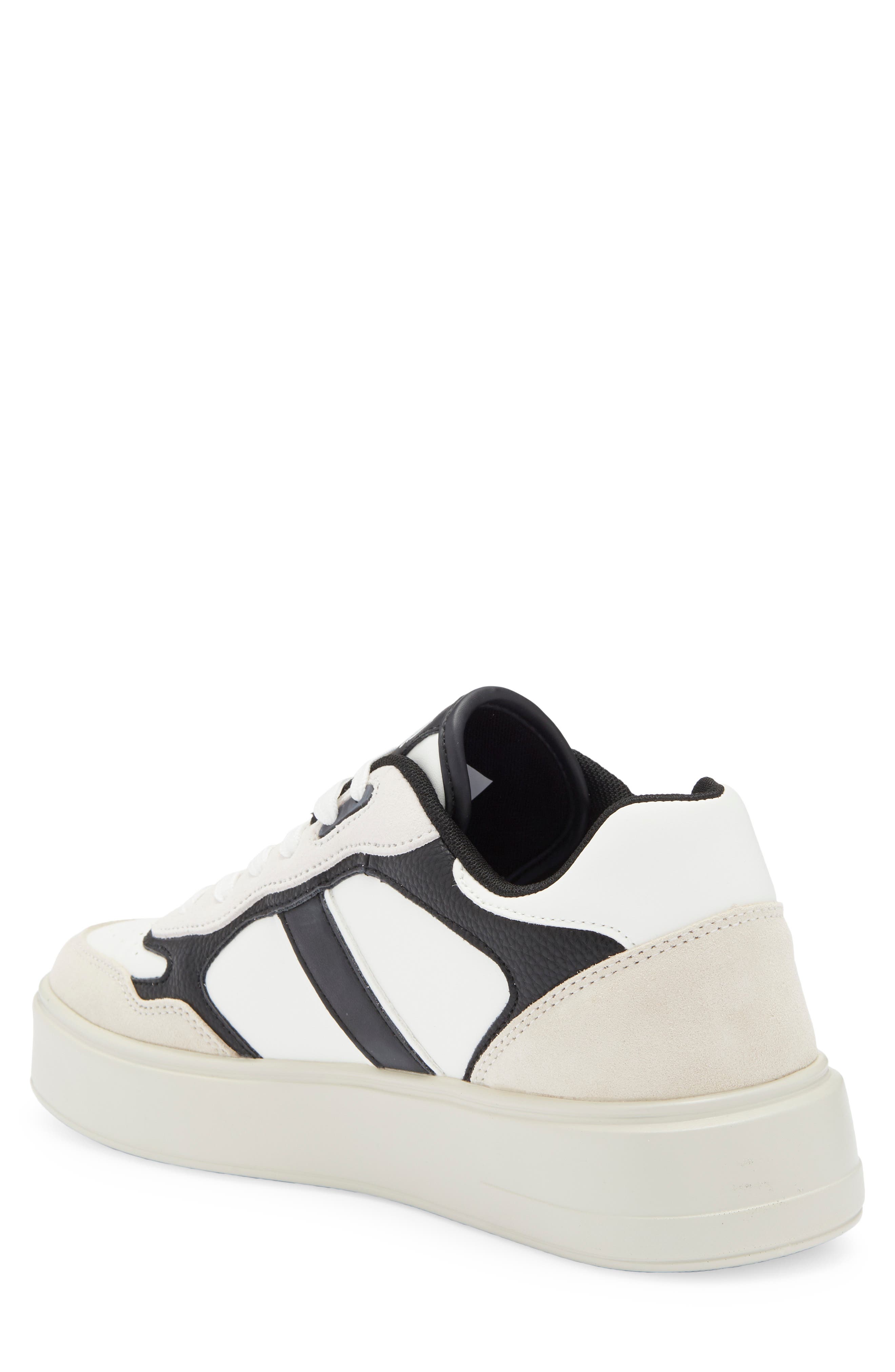 Roberto Cavalli Cavalli Class Low Top Sneaker, Alternate, color, White/ Black/ Farro