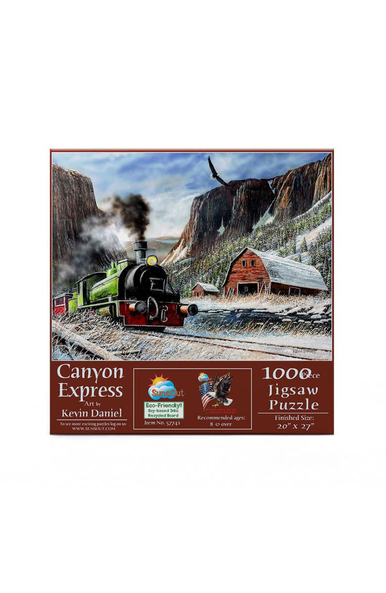 Sunsout Canyon Express 1000 piece Jigsaw Puzzle for Adults, Alternate, color, Multicolor