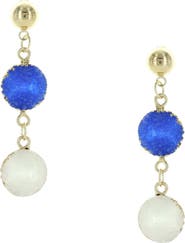 OLIVIA WELLES Jesse Druzy Drop Earrings